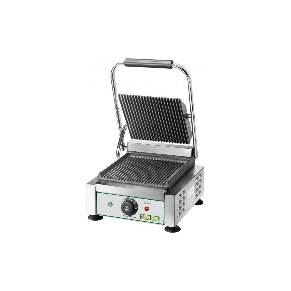 Piastra a contatto panini 2200 Watt - ghisa 260x230mm.